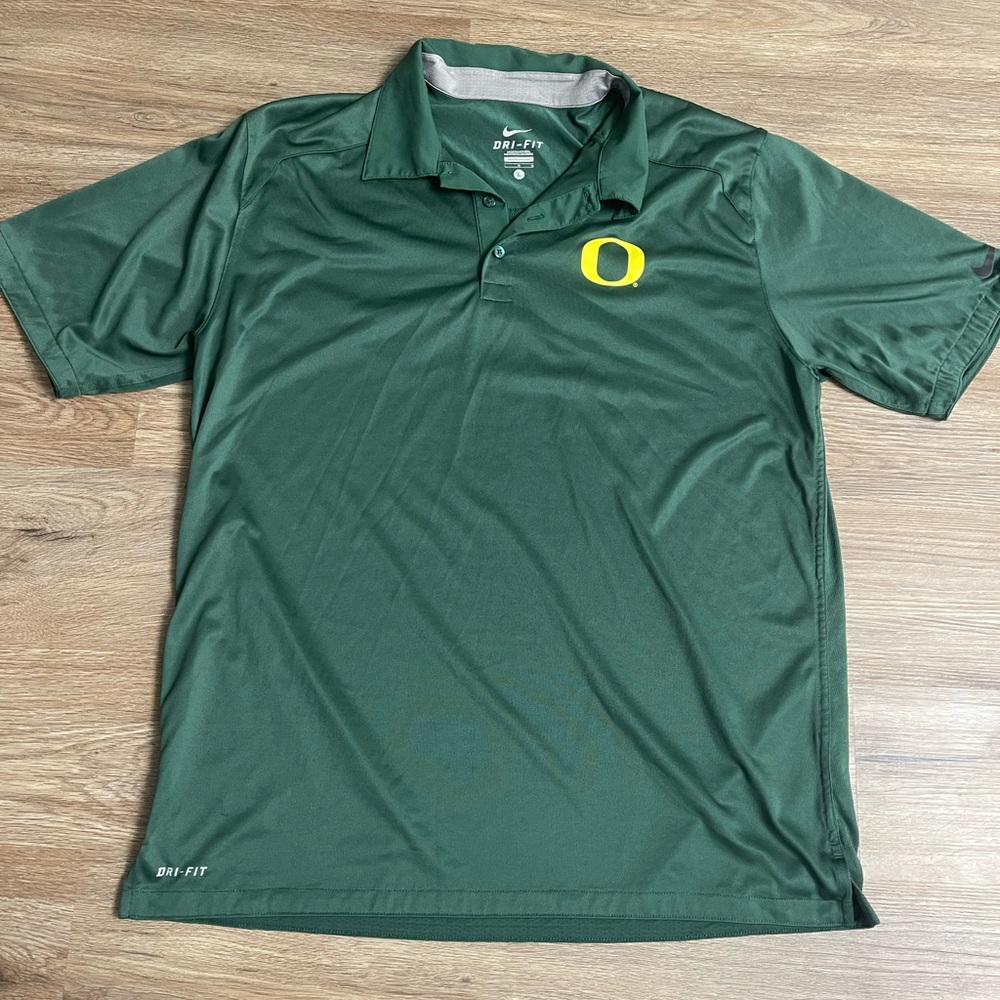 Nike Dri-FIT Dark Green Oregon Polo Shirt